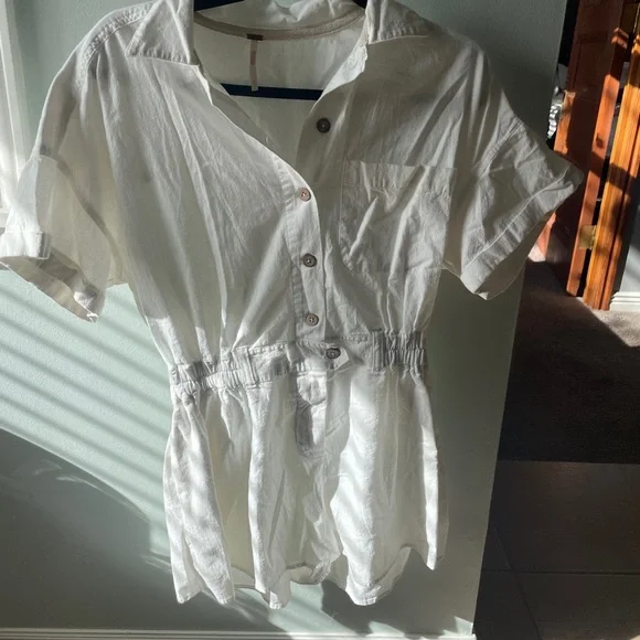 Free People white romper - Picture 1 of 2